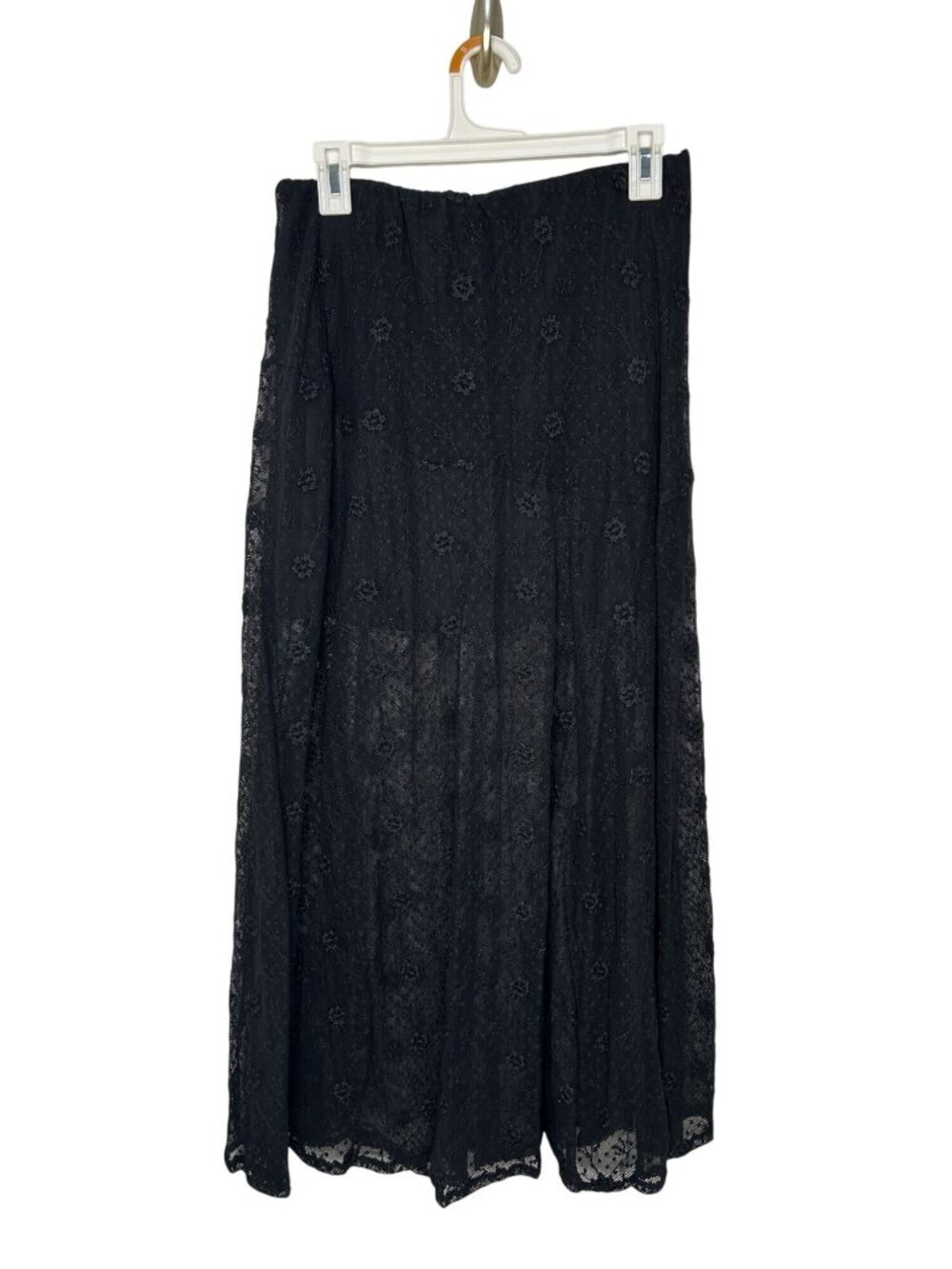 NWT Women's Lace Maxi a-Line Skirt Universal Thread Black Small, MSRP $35